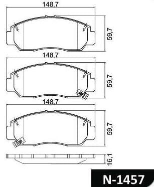 Pastilha Freio Dianteira Honda New Civic 2.0 2013