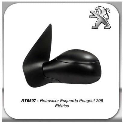 Espelho Ext Peugeot 206 99 Esq Eletrico