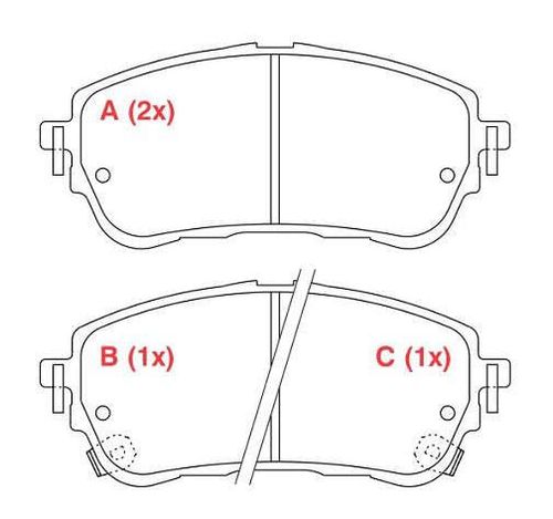 Pastilha Freio Dianteira Toyota Corolla 2.0 2019