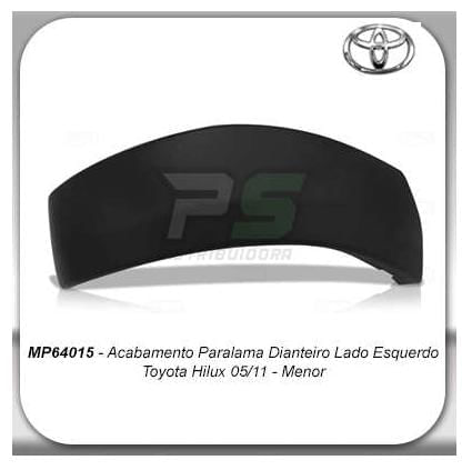 Moldura Paralama Toyota Hilux 2005 A 2011 Dianteiro Esquerdo