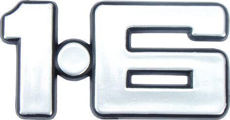 Emblema 1.6 Corcel Antigo Cinza