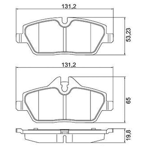 Pastilha Freio Dianteira Bmw 180I 2003 Em Diante