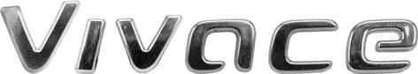 Emblema Fiat Uno Vivace Cromado