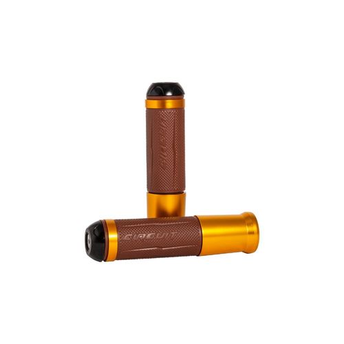 MANOPLA SILVERSTONE MARROM/DOURADO