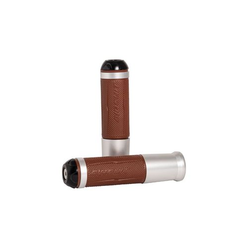 MANOPLA SILVERSTONE MARROM/ALUMINIO