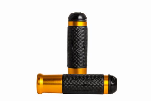 MANOPLA SILVERSTONE PT/DOURADO