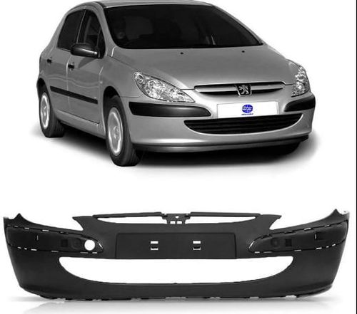 Parachoque Diant Peugeot 307 2002 Preto Liso