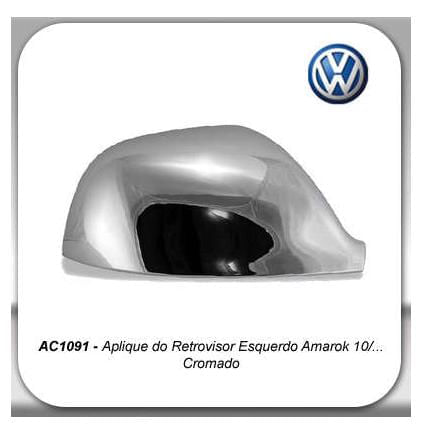 Capa Espelho Ext Amarok Esquerdo Cromado