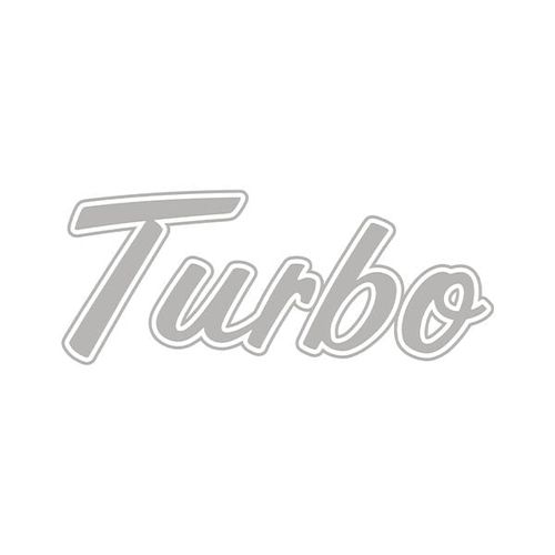 Emblema Adesivo Turbo Cinza F-1000 93