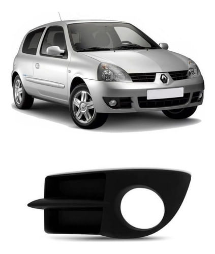 Grade Para-choque Dianteiro Esquerdo Clio 2005/ C/ Farolete