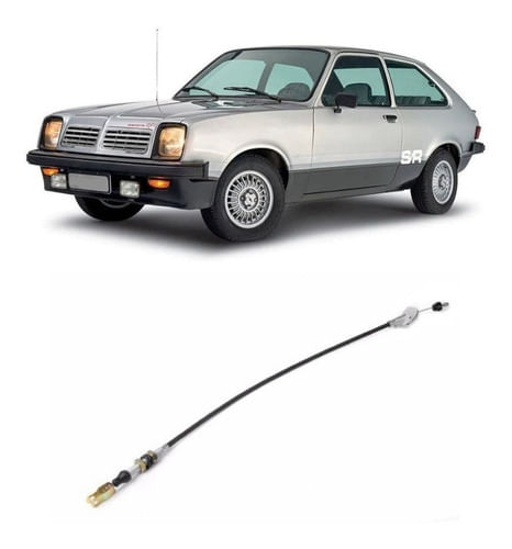 Cabo De Acelerador Chevrolet Chevette 1976/1982 532mm