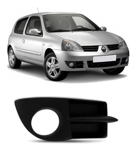 Grade Para-choque Dianteiro Direito Clio 2005/ C/ Farolete