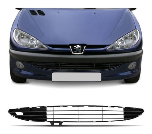 Grade Para-choque Dianteiro Peugeot 206 1998 Em Diante