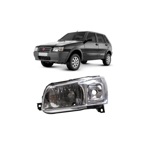 Farol Esquerdo Fiat Uno 2003/