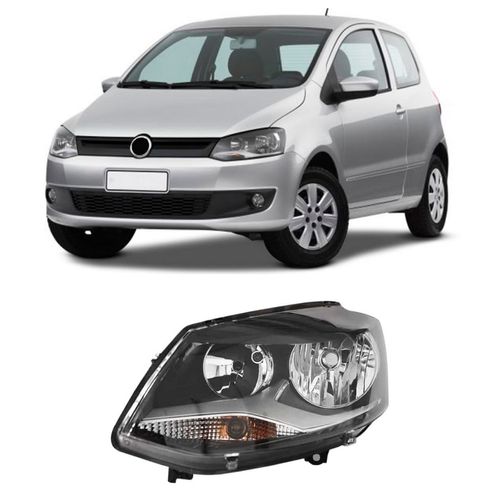 Farol Esquerdo Duplo Volkswagen Fox Spacefox 2011/2014