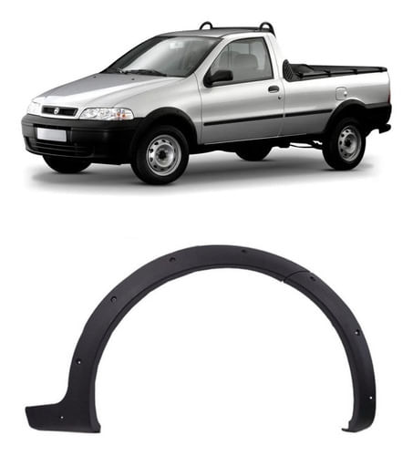 Moldura Do Para-lama Dianteiro Direito Fiat Strada 2002/2007