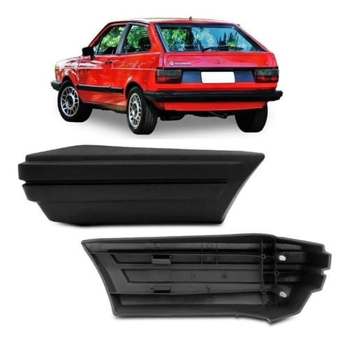 Ponteira Para-Choque Traseiro Gol 1983/86 Lado Esquerdo