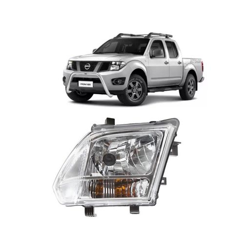 Farol Esquerdo Cromado Nissan Frontier SEL 2008/2011