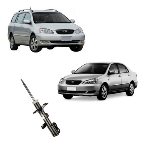 Amortecedor Dianteiro Esquerdo Toyota Corolla 2004/2006 Fielder 2002/2008