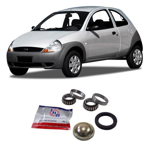 Kit Rolamento Da Roda Traseira Escort 1994/ Ka 1997/
