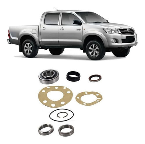 Kit Rolamento Roda Traseira Toyota Hilux 2005 em Diante