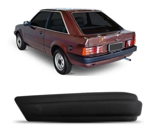 Ponteira Para-choque Traseiro Escort 1984/1986 Lado Esquerdo