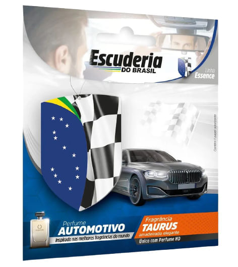 ALOHA AROMATIZANTE AUTOMOTIVO TAURUS AMADEIRADO ESCUDERIA DO BRASIL
