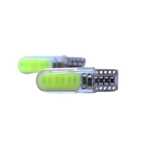 PAR LAMPADA AUTOMOTIVA LED T10 SILICONE CANBUS COM 12 LEDS TECH ONE