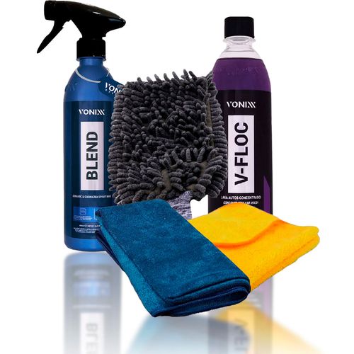KIT DE LIMPEZA E PROTEÇÃO DE PINTURA