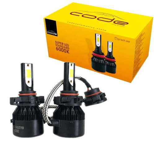 KIT LAMPADA DE LED AUTOMOTIVA SUPER LED STANDARD H16 6000K CODE