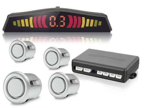 SENSOR DE ESTACIONAMENTO PRATA TECHONE