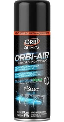 LIMPA AR CONDICIONADO CLASSIC ORBI AIR 200ML ORBI QUIMICA