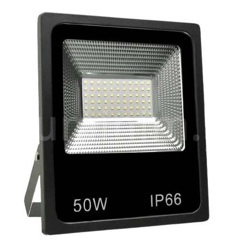 REFLETOR DE LED 50W IP66 BRANCO QUENTE 3000K ENT