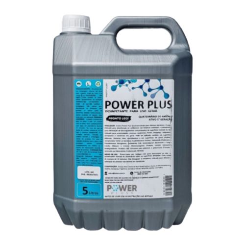 POWER PLUS DESINFETANTE PARA USO GERAL 5L ESTÉRA