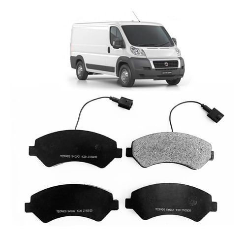 Jogo Pastilha Freio Dianteira Ducato 2.3 Todas 2018 Tecpads