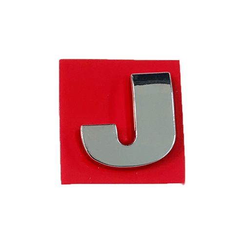 Letra Avulsa do Emblema de Carro Letra J