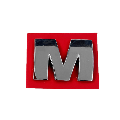 Letra Avulsa do Emblema de Carro Letra M