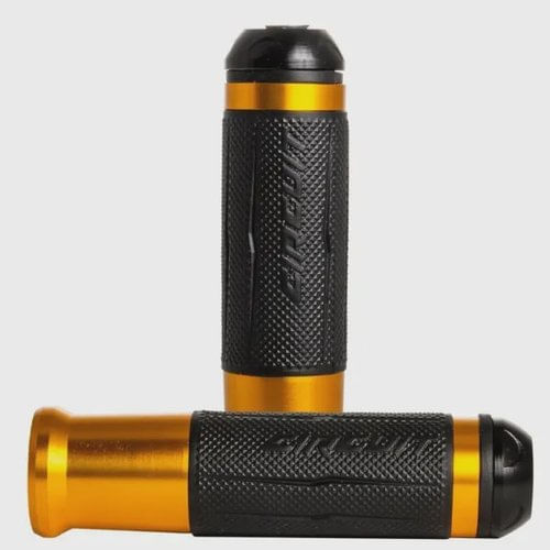 Manopla Silverstone Preto/Dourado - Circuit