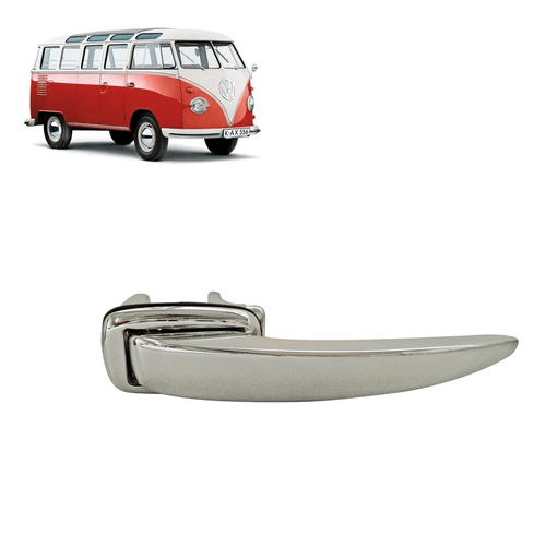 Maçaneta Porta KOMBI ATÉ 1975 Dianteira Cromada Sem Chave