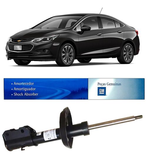 Amortecedor Dianteiro Cruze 1.4 Turbo 2017 A 2021 Esquerdo