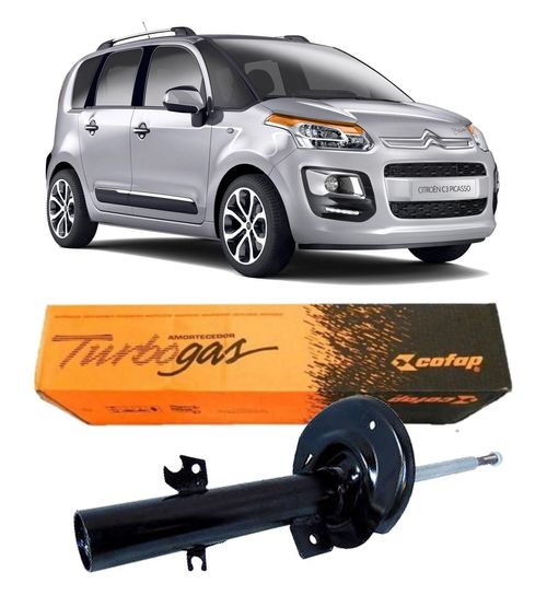 Amortecedor Dianteiro Citroen C3 Picasso 2011 A 2021 Direito