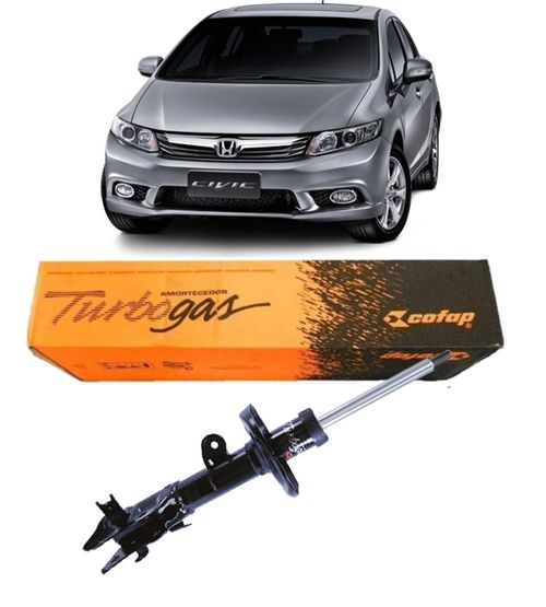Amortecedor Dianteiro Honda Civic 1.8 2012 A 2016 Direito