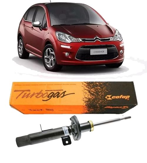 Amortecedor Dianteiro Citroen C3 2002 A 2012 Direito