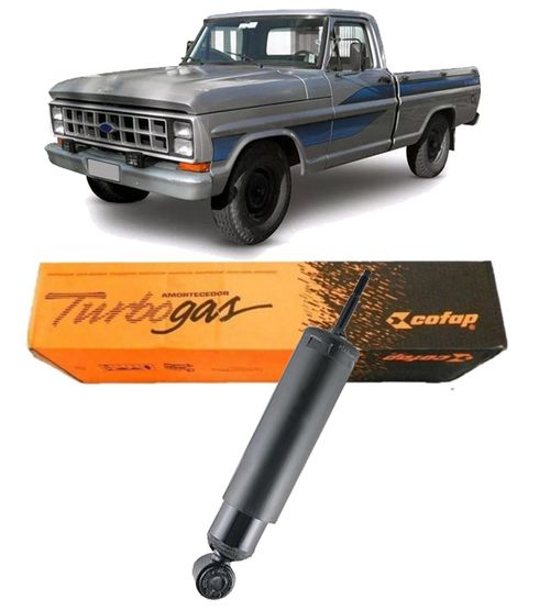 Amortecedor Traseiro F-1000 1979 A 1991 Exceto Xl E Xlt